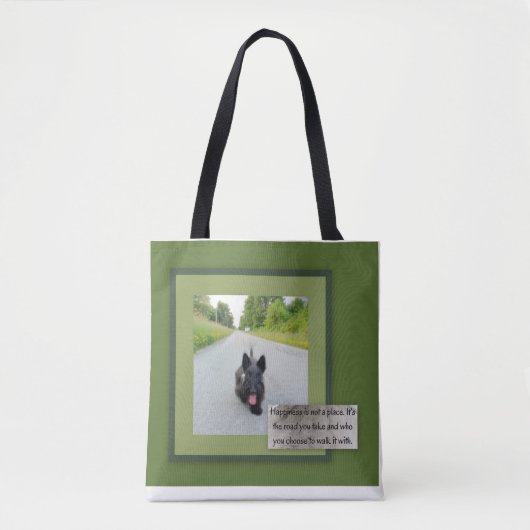 Glück ist, wen Sie wählen Tasche (Vorderseite)