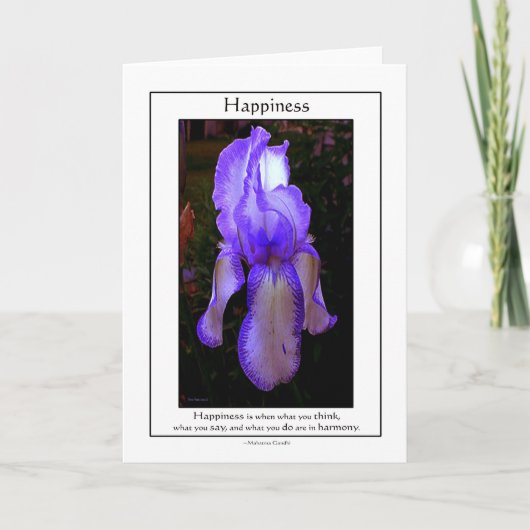 Glück ist wenn… karte (Vorderseite)