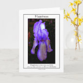 Glück ist wenn… karte (Gelbe Blume)