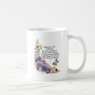Glück ist wie ein Schmetterling Kaffeetasse