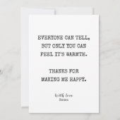 Glück ist wie in der Hose Peitschen Funny Card Einladung (Rückseite)