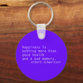 Glück ist Zitate Schlüsselkette Schlüsselanhänger (Vorderseite)