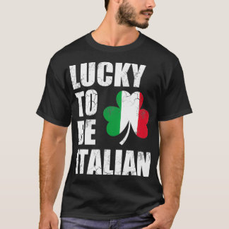 Glück Italienische Flagge Italia Italien St Patric T-Shirt
