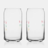 GLÜCK JOLLY 16 oz Drink Gläser (2) (Rechts)