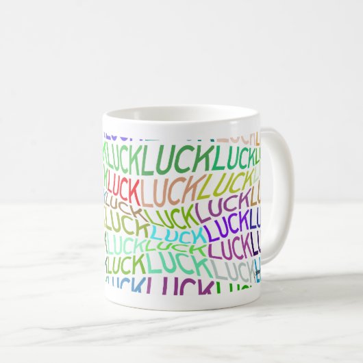 Glück Kaffeetasse (VorderseiteRechts)