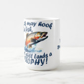 "Glück kann den Fisch anbinden, aber Geschick land Kaffeetasse (Mittel)