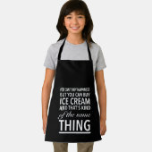 Glück kann man nicht kaufen, aber man kann Eis Schürze (Insitu)