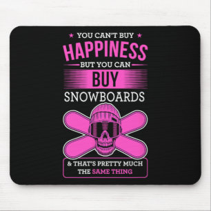 Glück kann man nicht kaufen, aber man kann Snowboa Mousepad