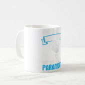 Glück kann man nicht kaufen Paramotor-Powered Para Kaffeetasse (Vorderseite Links)