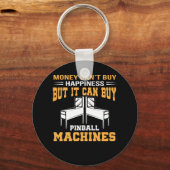 Glück kann nicht gekauft werden, aber Pinball-Masc Schlüsselanhänger (Vorderseite)
