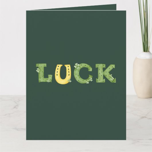 Glück Karte (Vorderseite)