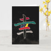 Glück Karte (Gelbe Blume)