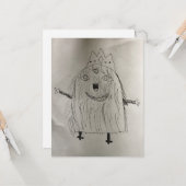 Glück Karte (Vorderseite/Rückseite Beispiel)