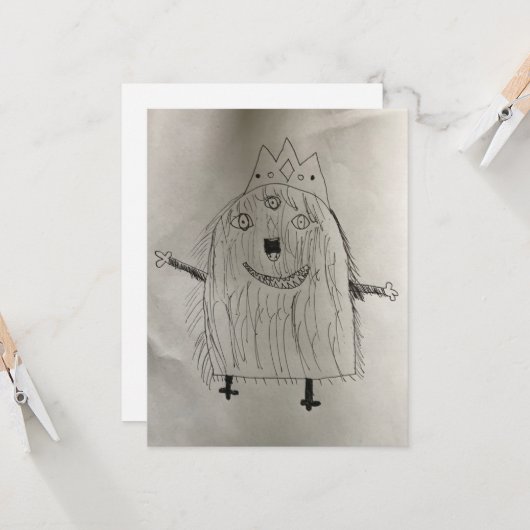 Glück Karte (Vorderseite/Rückseite Beispiel)