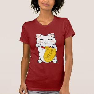 Glück-Katze - Maneki Neko T-Shirt
