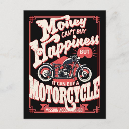 Glück kaufen postkarte (Vorderseite)