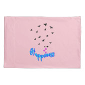 Glück Kissenbezug (Rückseite-Links)