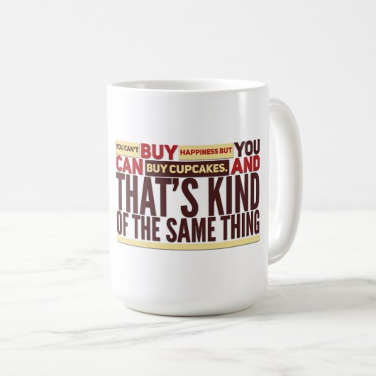 Glück Klassische Tasse (VorderseiteRechts)