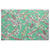 Glück koi grün stoff (Fat Quarter (45,7 x 55,9 cm))