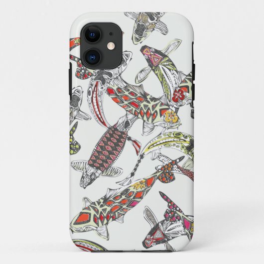 Glück koi off weiß Case-Mate iPhone hülle (Rückseite)