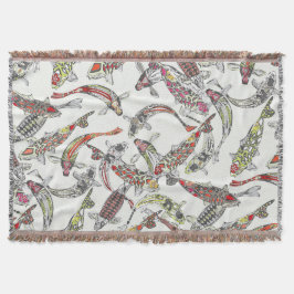 Glück koi off weiß decke