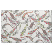 Glück koi off weiß stoff (Fat Quarter (45,7 x 55,9 cm))