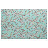 Glück koliblau stoff (Yard (91,4 cm))