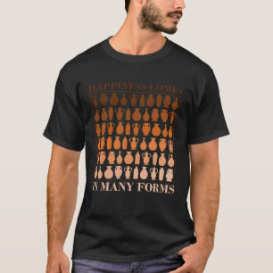 Glück kommt in vielen Formen - Töpferfächer T-Shirt