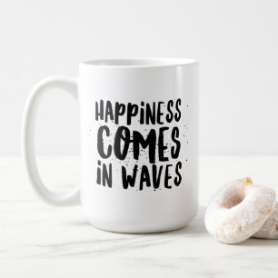 Glück kommt in Waves Pura Vida Shaka Kaffeetasse