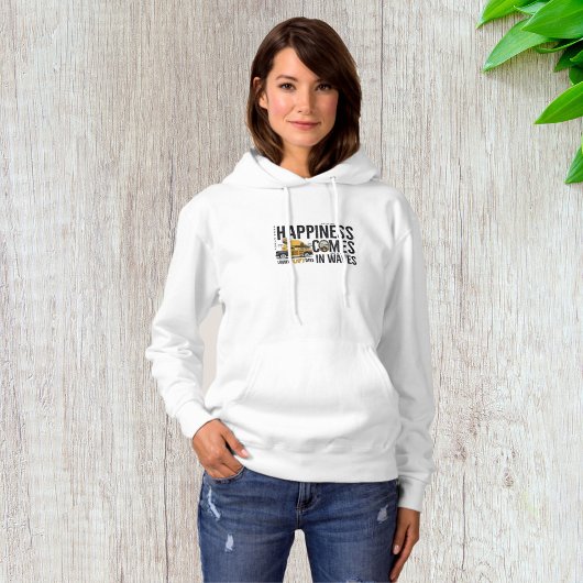 Glück kommt in Wellen Hoodie
