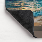 Glück kommt in Wellen Mousepad (Ecke)