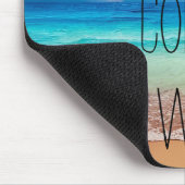 Glück kommt in Wellen Mousepad (Ecke)