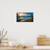 Glück kommt in Wellen Poster (Küche)