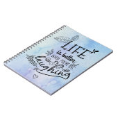 Glück Lebensquote Träume Attitude Motivierend Notizblock (Linke Seite)