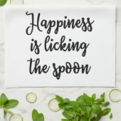 Glück leckt das Löffel Tuch (Gefaltet)