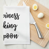 Glück leckt das Löffel Tuch (Viertel Falte)