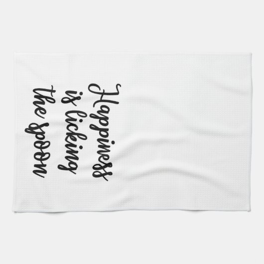 Glück leckt das Löffel Tuch (Horizontal)