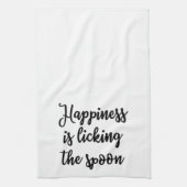 Glück leckt das Löffel Tuch (Vertikal)