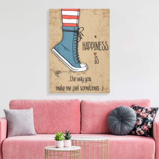 Glück Leinwanddruck (Insitu (Wohnzimmer))