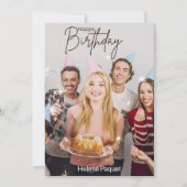 Glück, Liebe und Erfolg wünschen Einladung (Vorderseite)