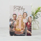 Glück, Liebe und Erfolg wünschen Einladung (Stehend Vorderseite)