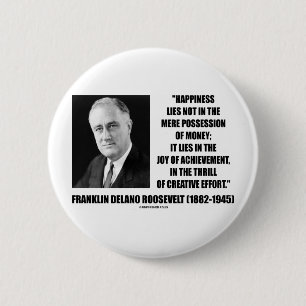 Glück liegt Freude an der Leistungs-kreativen Button