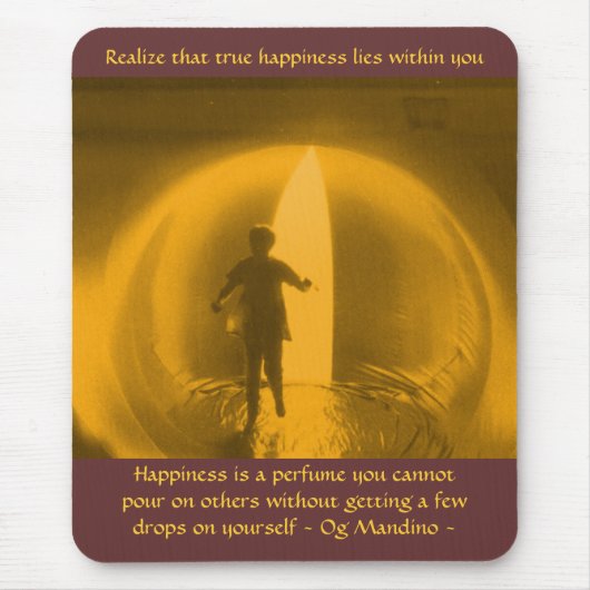 Glück liegt innerhalb Sie - mousepad (Vorne)