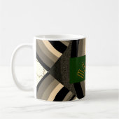 Glück mit Ihren Lieben ,Schönes Schwarz, Braun, Kaffeetasse (Links)