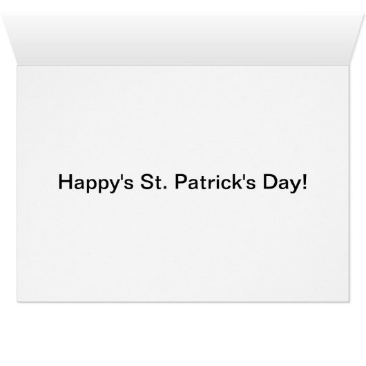 Glück mit Rainbows, Gold und Kleeblättern. ZSSG (Innenansicht Horizontal (Unten))