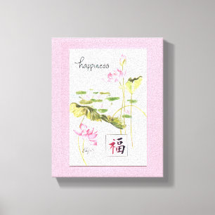 Glück. Mögen wir es alle haben. Leinwanddruck