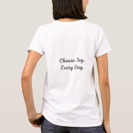 Glück Molecule-T - Shirt (Rückseite)