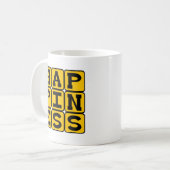 Glück, Motivierend Kaffeetasse (Vorderseite Links)