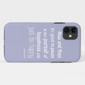 Glück-motivierend Zitat Case-Mate iPhone Hülle (Rückseite (Horizontal))