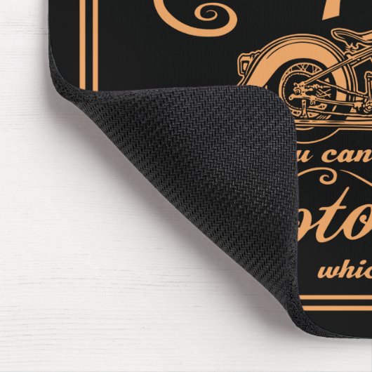 Glück - Motorrad Mousepad (Ecke)